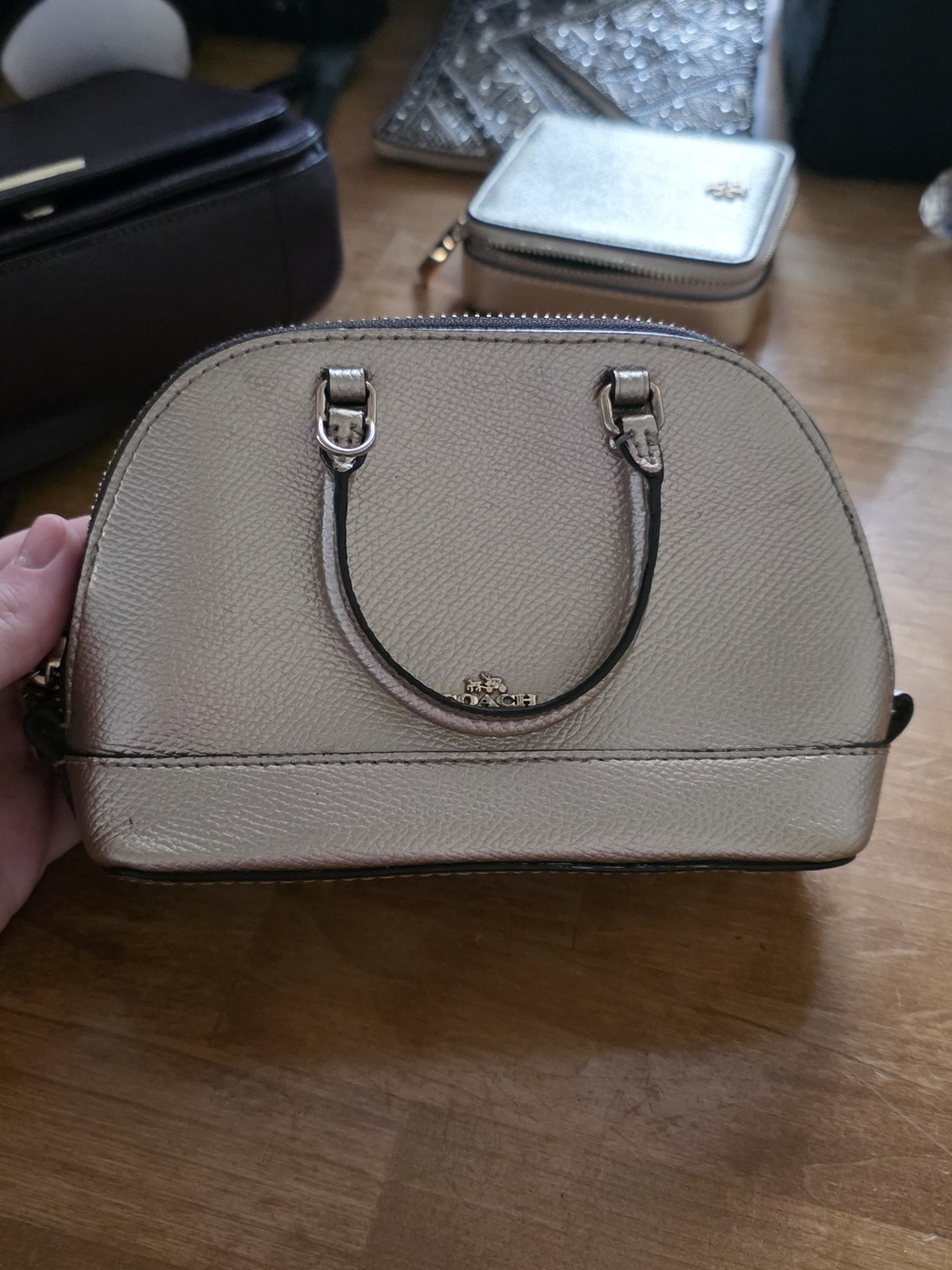Coach Micro Mini Sierra - Champagne Gold
